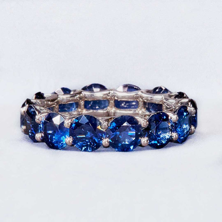 Sapphire Eternity Band
