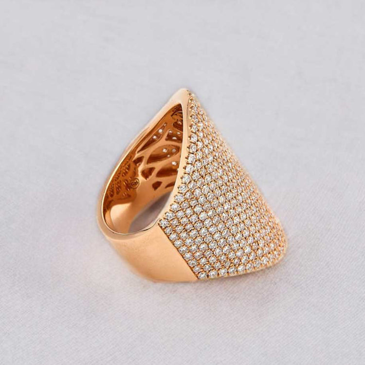 Gold Ring with Diamonds