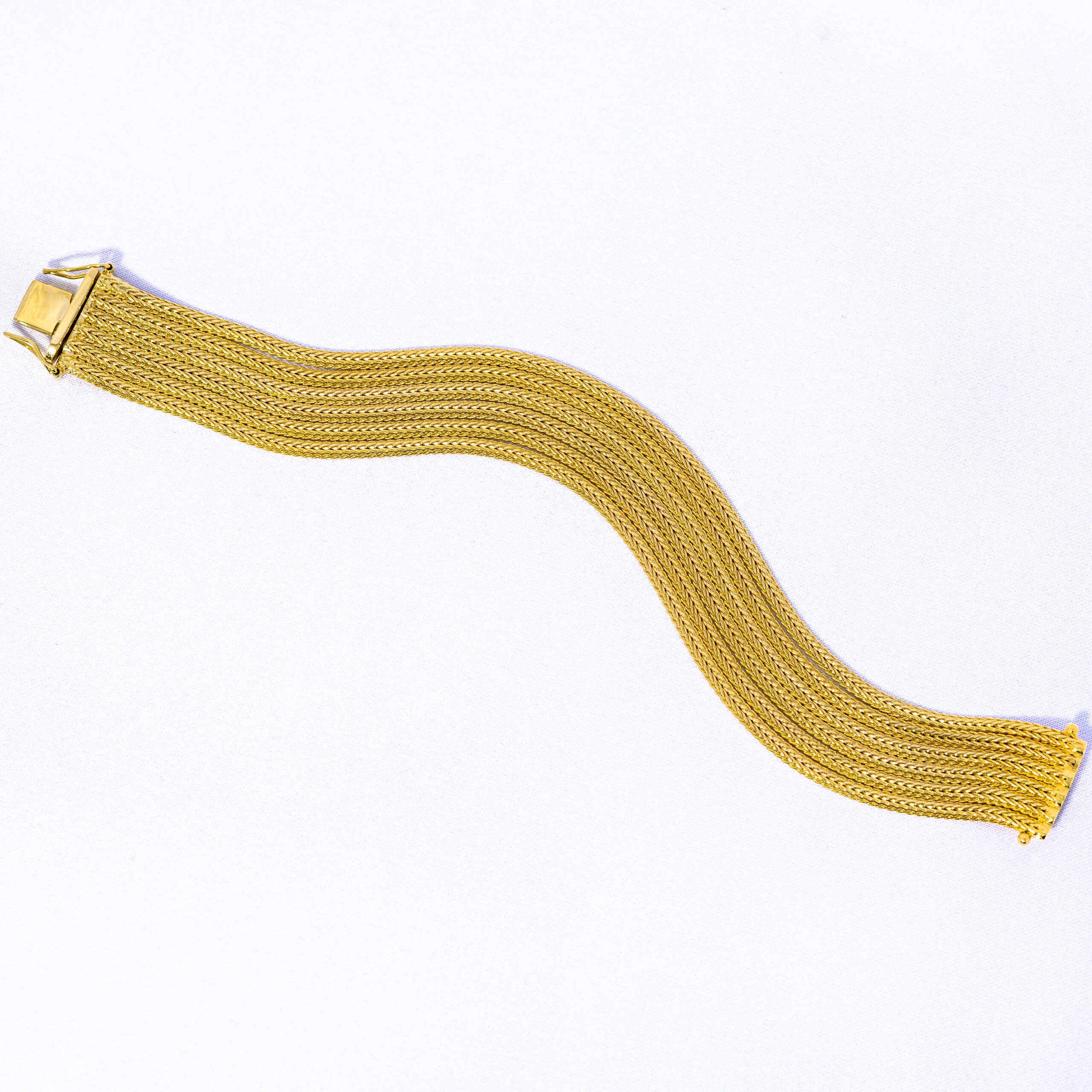 Multistrand Yellow Gold Bracelet
