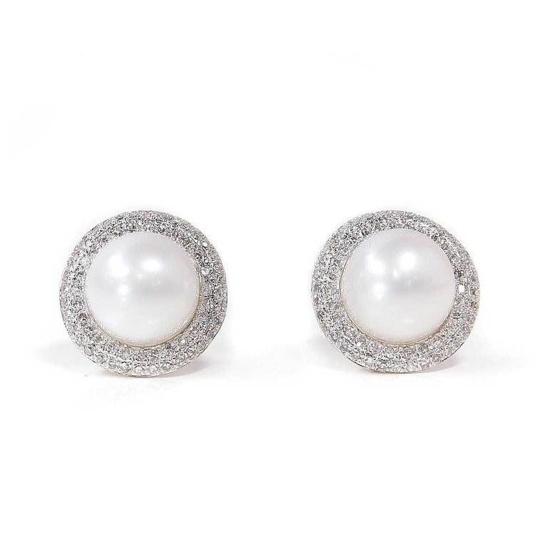 Pearl Stud Earrings