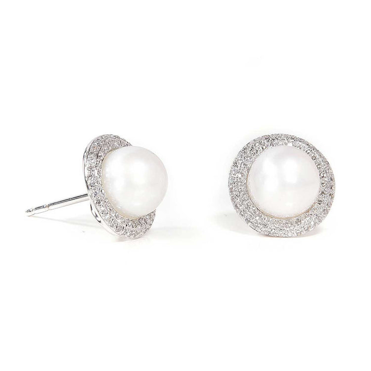 Pearl Stud Earrings